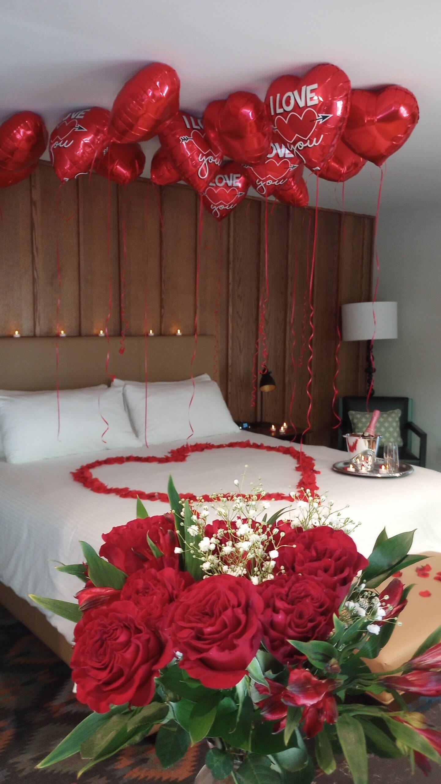 Romance Balloon Setup in Gatlinburg
